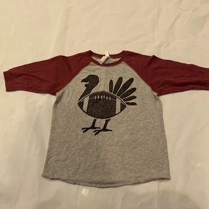 Youth small Thanksgiving Turkey football Ragland holiday